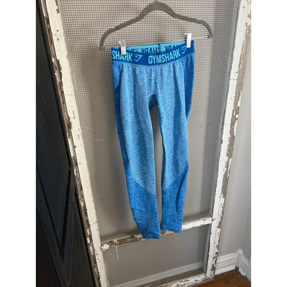 Gymshark Flex Leggings in a blue marl colorway Small